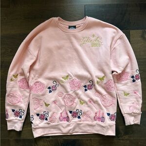Wicked Glinda Embroidered Sweatshirt - Size XS(can fit a S)